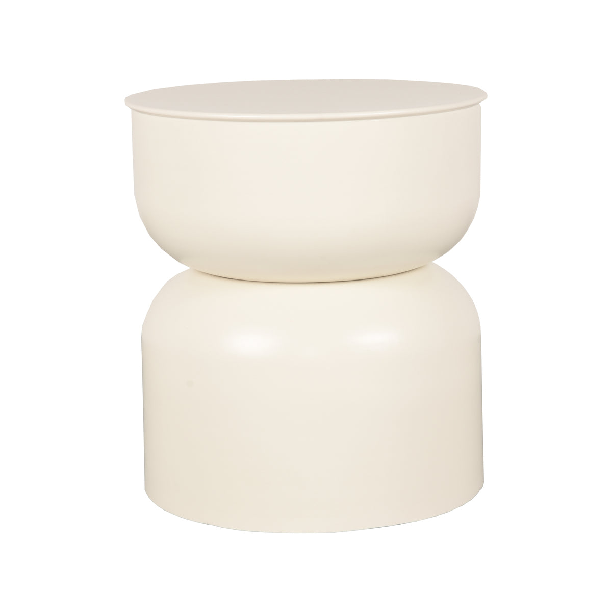 LABEL51 Bijzettafel Pax – Elegant Metaal – Ø35 cm